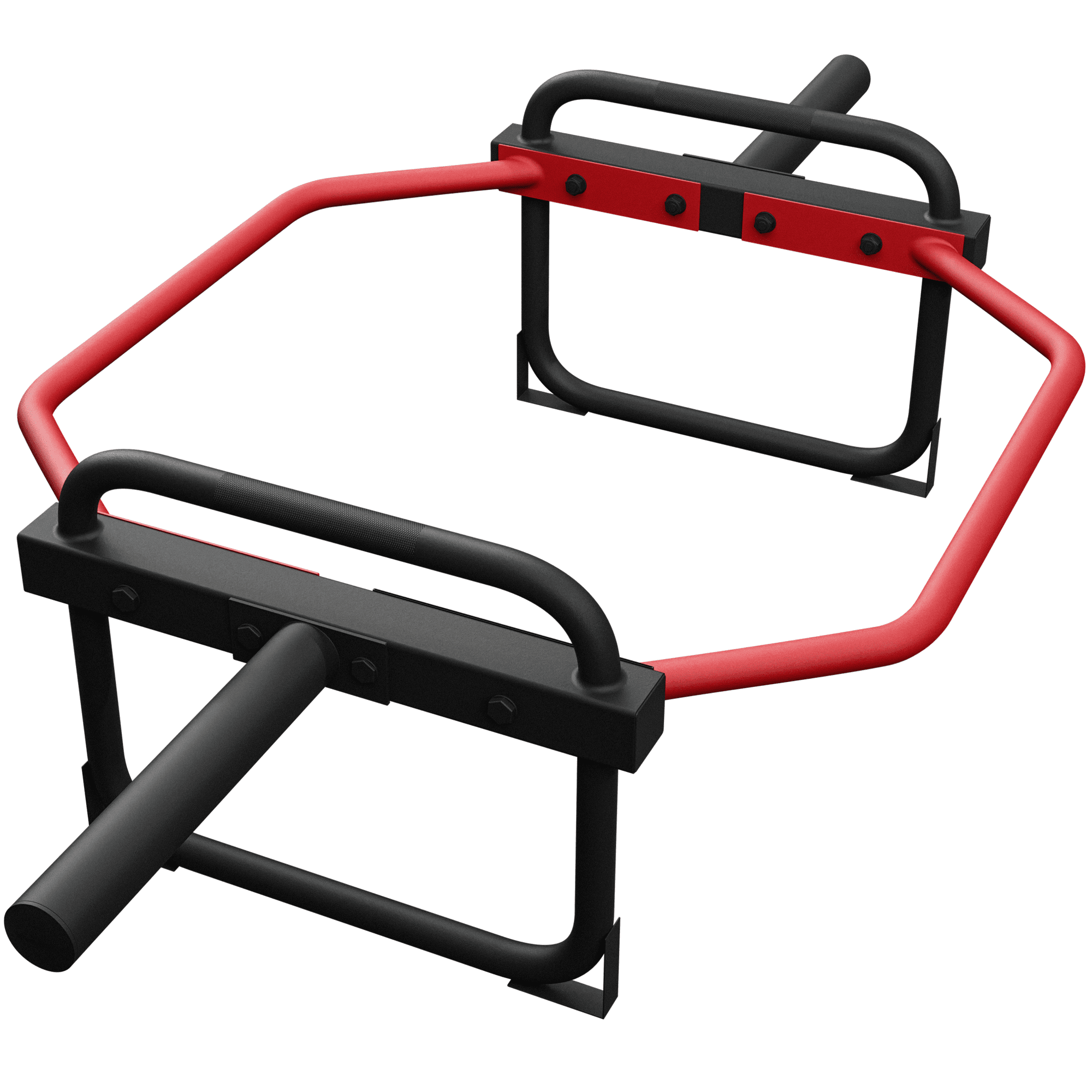 PexFix Trap Bar Deadlift Olympic Hex Weight Lifting Trap Bar in Red