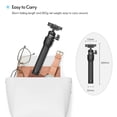 thumbnail image 2 of Riwcyla MT,34 Portable Extendable Selfie Stick Tripod Handheld Photography Bracket Desktop Tripod Stand with 14 Inch Screw Mount 360° Rotatable Ballhead Adapter for Vlog Selfie Live Streaming, 2 of 6