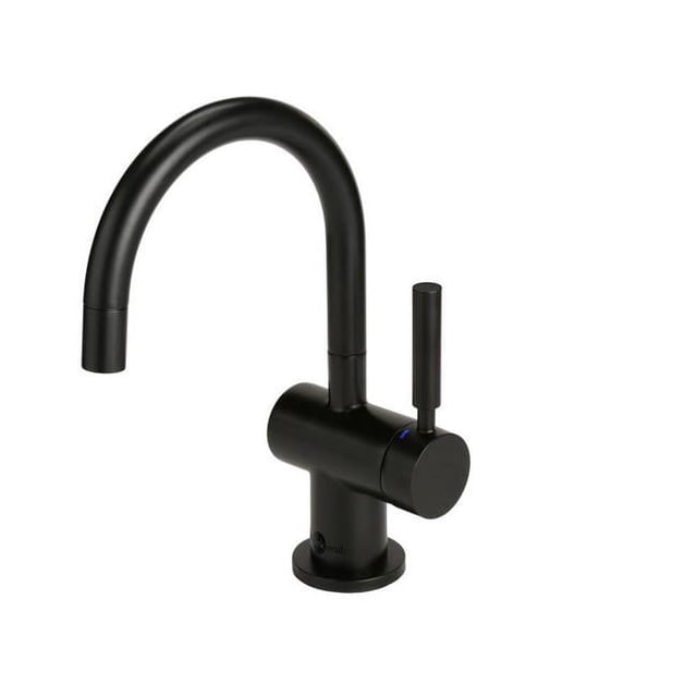 InSinkErator F-HC3300MBLK Robinet Distributeur d'Eau Chaude et Froide Instantané à une Poignée Moderne en Noir Mat