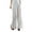 White, variant on Borniu Pants Wide Leg Pants For Women,Casual Loose Pants High Waist Solid Color Cotton Linen Pants Women Summer, Side Drawstring Belt Wide Leg Pants