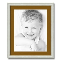 ArtToFrames 18x22 Matted Picture Frame with 14x18 Single Mat Photo Opening Framed in 1.25 Off White Wash on Ash and 2 Coronado Mat (FWM-4098-18x22)