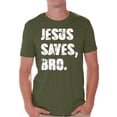 thumbnail image 1 of Awkward Styles Jesus Saves Bro T Shirt for Men Christian Mens Shirts Christian Clothes for Men Jesus Christ is the Lord Christian Birthday Gifts Jesus Shirts Jesus Clothing Jesus Saves Bro Mens Shirt, 1 of 4