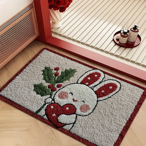 Alfombrilla de baño de diatomita 40x60 cm, gruesa, absorbente, antideslizante, alfombra de baño para el suelo, resistente a las manchas, felpudo de entrada para decoración del hogar