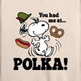 thumbnail image 3 of Peanuts - You Had Me At Polka - Women's Lightweight French Terry Long Sleeve Shirt, 3 of 6