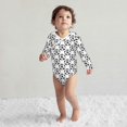 thumbnail image 4 of Xecao Happy Football Print Baby unisex-baby Cotton Long-sleeve Bodysuits-3 Months, 4 of 6