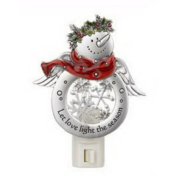 Let Love Light The Season Christmas Snowmen Nightlight by Ganz
