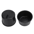 thumbnail image 1 of Aramox Rear Center Console Cup Holder Insert, Pair Rubber Cup Holder Insert 9L3Z-1513562-A Center Console Rear Right Side Replacement For  2009-2014, 1 of 8