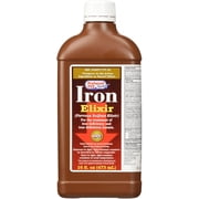 Ferrous Sulphate Iron Elixir 16 oz - (Pack of 4)