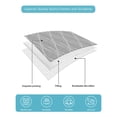thumbnail image 5 of Grey White Stripes Full Size Down Alternative Comforter, Lightweight Comforter Quilt Bedding Set with Pillow Shams Simple Geometric Modern Monochrome All Seasons Bed Comforter Duvet Insert 78"x90", 5 of 7