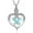 Silver-Light Blue, variant on Butterfly Cremation Jewelry for Ashes Heart Urn Necklaces for Ashes of Loved Ones Keepsake Memorial Gifts for Ash Loved One