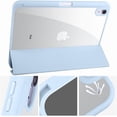 thumbnail image 4 of Funda para Tablet para iPad A16 de 11" / iPad 11.ª Gen 2025 con Soporte para Lápiz (Azul Cielo), 4 of 6
