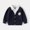 Navy, variant on Toddler Boys Lapel Collar Sweatshirt Preppy Kids School Style Long Sleeve Casual Top 2-7Y