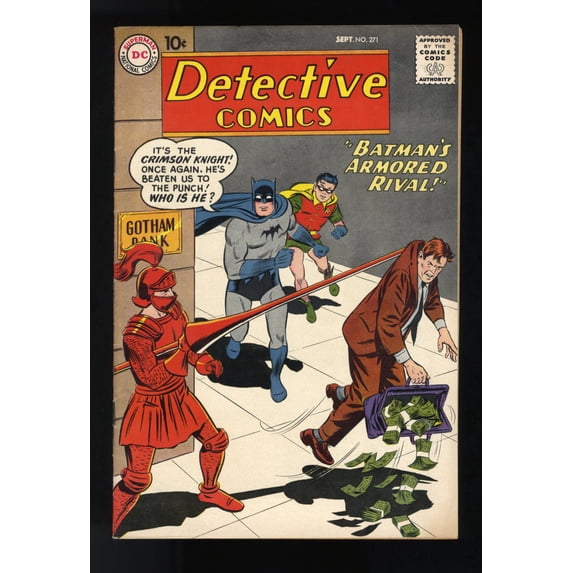 Detective Comics #271 FN/VF 7.0 Batman! Robin! Martian Manhunter! Comic Book