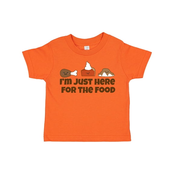 Inktastic I'm Just Here for the Food Boys or Girls Toddler T-Shirt