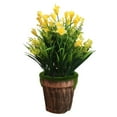 thumbnail image 1 of enqiretly artificial Plant Pot Plastic Artificial Flower Bonsai Indoor Decoration Simulation Bonsai, 1 of 8