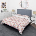 thumbnail image 3 of Designart 'Triangular Retro Design VII' Mid-Century Modern Duvet Cover Set, 3 of 4