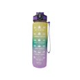 thumbnail image 2 of Insulated Water Bottle Large Kettle 1L Large Capacity Sports Water Cup Space Cup Graduated Color Plastic Cup Student Children's Water Bottle Glass Bottle, 2 of 4