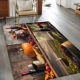 thumbnail image 3 of Orange Pumpkin Area Rug 4x6 Washable Rug Non Slip Farmhouse Grapes Glass Country Large Area Rug Indoor Floor Carpet for Entryway Bedroom Kitchen Living Room Home Office Dining Room Nursery, 3 of 8