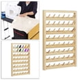 thumbnail image 3 of HLONK Wood Sewing Thread Stand Organizer Craft Embroidery Storage Rack Holder 54 Spool, 3 of 8