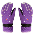 thumbnail image 1 of Guantes de esquí para mujer, además de forro polar, guantes cálidos de invierno gruesos, deportes al aire libre, 1 of 5