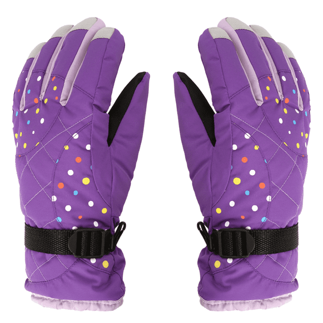 Guantes de esquí para mujer, además de forro polar, guantes cálidos de invierno gruesos, deportes al aire libre