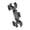 9cm, variant on Tizuqe Double Head Clamp Selfies Stick Holder for Action Cameras on Motorcycles or Bicycles with Easy Installation