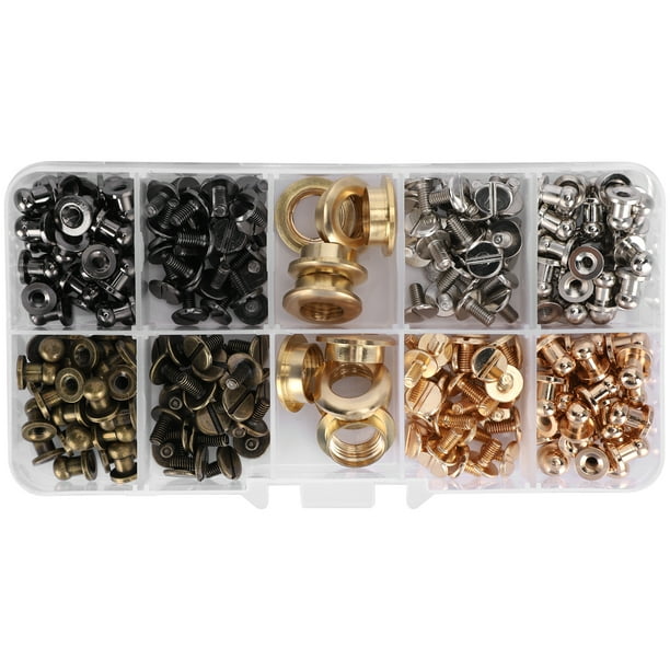 Stud Screw Set Leather Fasteners Grommet Kit Clothing Shoes Crafts  Installation Tool
