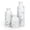 White Marble Look, variant on 3 Piece Black Marble Look Resin Vase Set for Home Decor