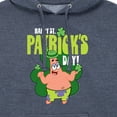 thumbnail image 3 of SpongeBob SquarePants - Happy St. Patricks Day - Men's Pullover Hooded Fleece Sweatshirt, 3 of 7