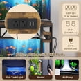 thumbnail image 3 of 10-20Gal Fish Tank Stand with Drawer, Power Outlet, 3 of 8