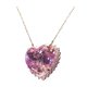 thumbnail image 2 of Collar con colgante en forma de corazón rosa de circonita con microincrustaciones ultraflash a la moda para mujer, joyería Wmkox8yii fajkfhkj5420, 2 of 4