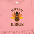 thumbnail image 4 of Inktastic Thanksgiving Nana Little Turkey Girls Toddler Dress, 4 of 5