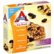 Atkins: Oatmeal Raisin Bar Day Break, 6 oz