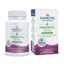 Nordic Naturals Vegan Prenatal DHA, 500 Mg, Plant-Based DHA, Non-GMO, 60 Ct