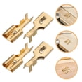 thumbnail image 1 of BEADCEST 100Ud Terminales Spade Hembras Doradas Con Crimp Para Cableado Eléctrico Y Audio, 1 of 7