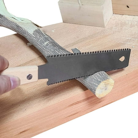 

Mother’s Day Clearance Wooden Handle Small Double Sided Saw Wallboard Saw Logging Saw Tight Tooth Flat Cut Saw Saw Household Carpenter s Hand Saw
