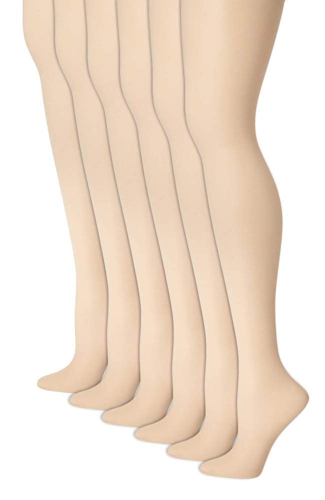 NY Lingerie Multi Packs Silk Reflections Control Top Sandalfoot