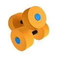 thumbnail image 2 of QccHieUs Aquatic Exercise Dumbbells Swimming Barbells Adults Strengthening Upper Body EVA Orange, 2 of 9