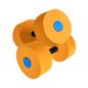 thumbnail image 2 of Mancuernas para ejercicios acuáticos, barras de natación, mancuernas de agua EVA, deportes acuáticos Naranja, 2 of 9