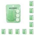 thumbnail image 3 of Wosthever Jabón de papel de manos Desechable Aromas Hojas de tocador Toallas de limpieza de viaje Camping Slice Skin Foaming Herb hierba 10piezas, 3 of 6