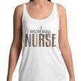 thumbnail image 2 of Oncology Nurse Leopard Print Tank Top Unisex X-Large White, 2 of 5