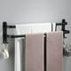 thumbnail image 4 of Toallero de baño, soporte para ropa, gancho para armario, colgador de puerta para baño y cocina 2 capas 40cm, 4 of 9