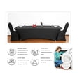 thumbnail image 4 of Cubierta de mesa elástica de spandex para mesas plegables estándar: protector de mantel rectangular universal para bodas, banquetes y fiestas (3 tamaños, 4 colores), 4 of 4