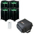 thumbnail image 1 of (4) American DJ Element HEXIP IP54/Outdoor Rated Battery Powered Wireless LED Pars Package, 1 of 9