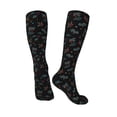 thumbnail image 5 of Lsque Hawaiian Style Printed Crew Socks Men's Women's LightWeight Thin Casual Calf Socks ,Knee High Socks,Cotton Socks, 5 of 9