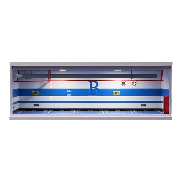 QualitChoice LED Light Feature In 1/64 Scale Diecast Model Car Case Makes Parking Lot Vehicle Display Stand Out Photo Props Office