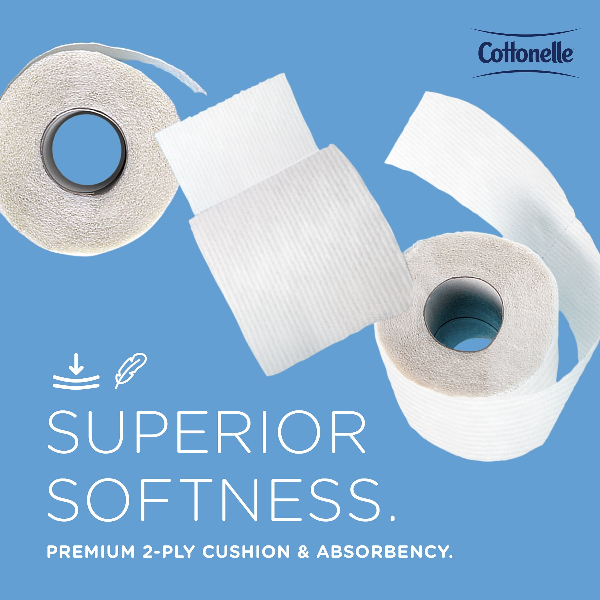 Cottonelle Professional Bulk Toilet Paper for Business (17713), Standard Toilet  Paper Rolls, 2-PLY, White, 60 Rolls per Case, 451 Sheets per Roll -  Walmart.com