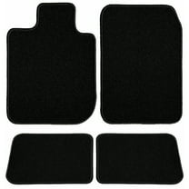 GGBAILEY Chevrolet Silverado 3500 (Regular Cab) Black Oriental Car Mats, Custom Fit for 2015, 2016, 2017, 2018 - Driver & Passenger Carpet Car Mats