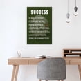 thumbnail image 3 of Inspirational Canvas Wall Art Success Motivational Poster Print Quotes Wall Decor for Bedroom Office Living Room Canvas Painting Sign Framed Art wall Decoration Ready to Hang [12''''W X 18''''H], 3 of 6