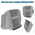 thumbnail image 3 of Kojem Driver Side Bottom Seat Cover Fit for 2006-2010 Dodge Ram Regular Cab 2007 2008 2009 2500 3500 Front Left, 3 of 14